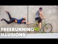 Crazy freerunning illusions will test your mind.