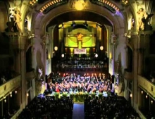 Czech National Symphony Orchestra plays the Ghostbusters theme song at the Prague Proms festival.