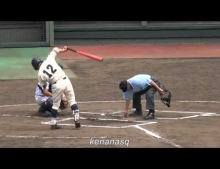 Japanese baseball player is so full of energy he can barely contain himself.