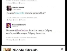 Calgary, Alberta, Canada Mayor Naheed Nenshi is funny.