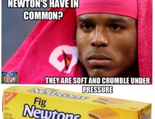 Cam Newton and Fig Newtons have a lot in common.