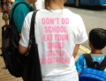 Don't do school. Eat your drugs. Stay in vegetables.