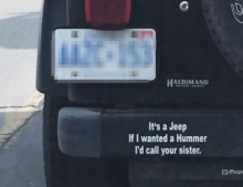 He wanted a Jeep not a Hummer.