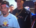 Jimmy Kimmel stole the show at the Mayweather-Pacquiao fight with his Run DMC outfit.