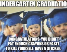 Kindergarten graduation.