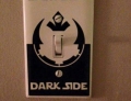 Light side or dark side light switch covers put you in control of your destiny.