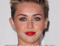 Miley Cyrus needs to lay off the spray tan.
