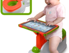 Potty training toilet with built in iPad holder. Are you shitting me?