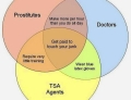 Prostitutes, Doctors and TSA Agents chart shows how they are all connected.