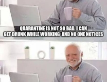 Quarantine is not so bad.