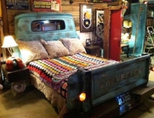 The coolest classic pickup truck bed you will ever see.
