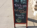 No wi-fi. Talk to each other.