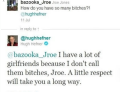 Twitter user asks Hugh Hefner how he has so many bitches and he responds with some great advice.