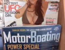 Motorboating magazine looks great on the rack.