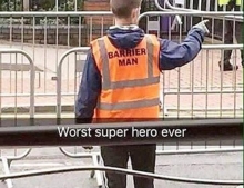 Worst super hero ever.