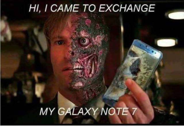 Came to exchange my Samsung Galaxy Note 7.