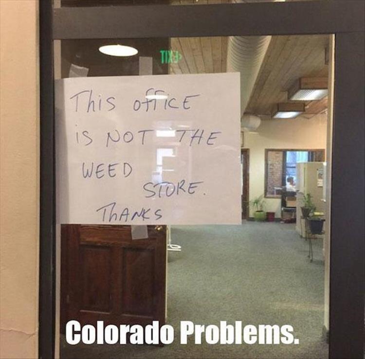 Colorado's marijuana problems.