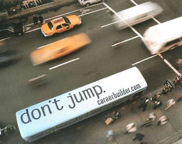 Don't jump, careerbuilder.com can help.
