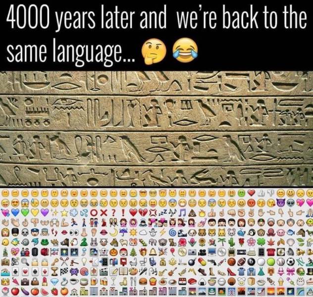 4,000 years later and we're back to the same language.