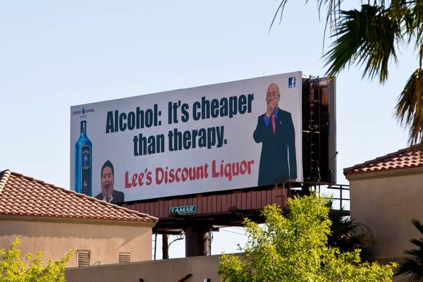 Alcohol: It's cheaper than therapy.