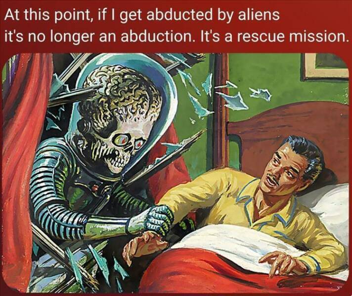 Alien rescue.