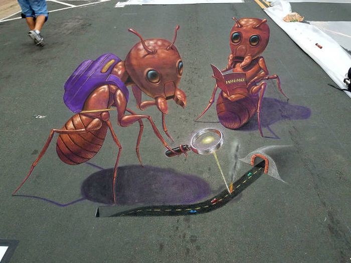 Ants turn the tables on humans.