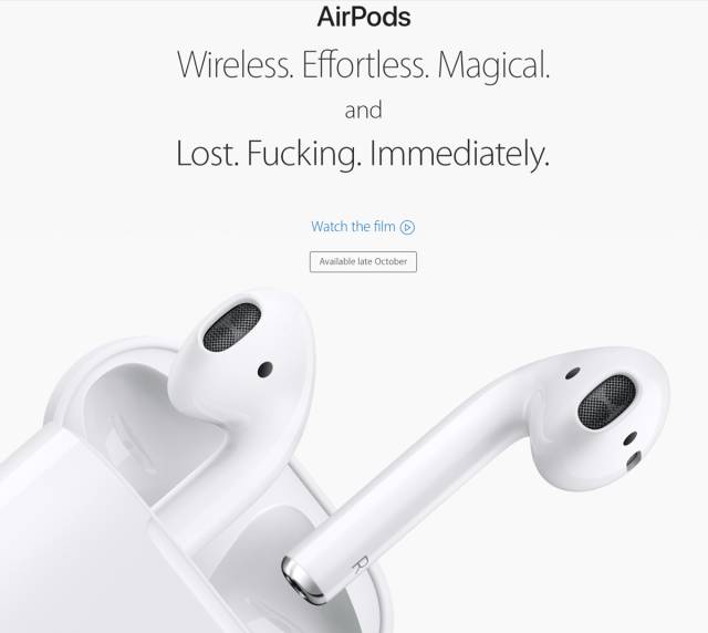Apple AirPods.