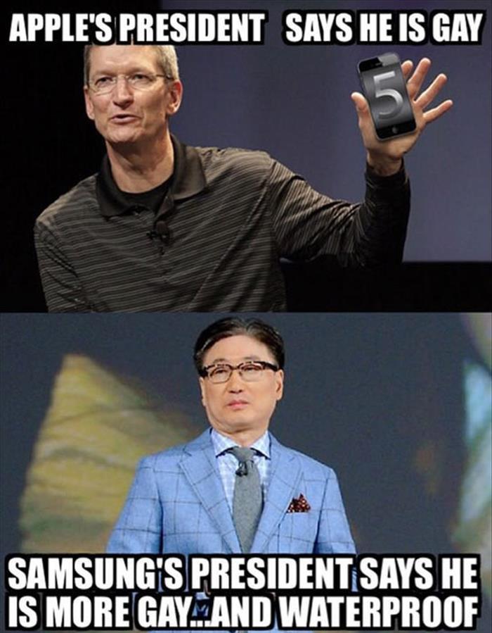 The Apple vs. Samsung competition continues.
