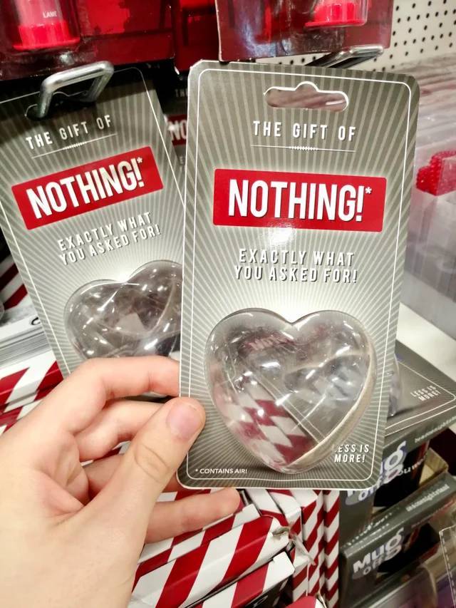 Ask for nothing, receive nothing.