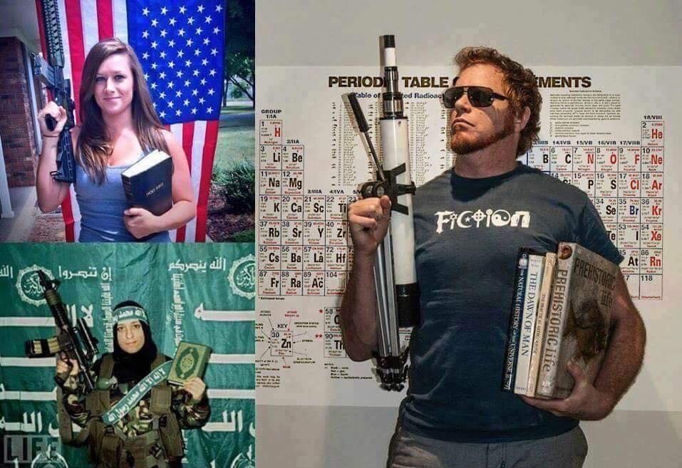Atheist extremist.