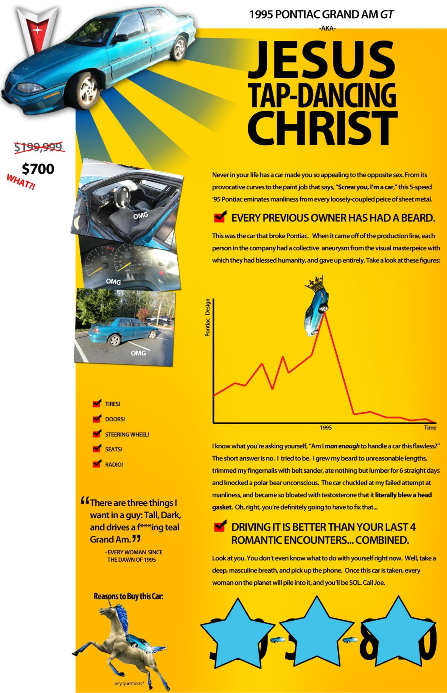 Best used car Craigslist ad ever.