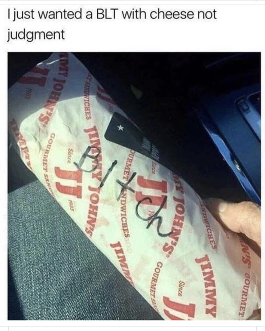 BLT with cheese, please.