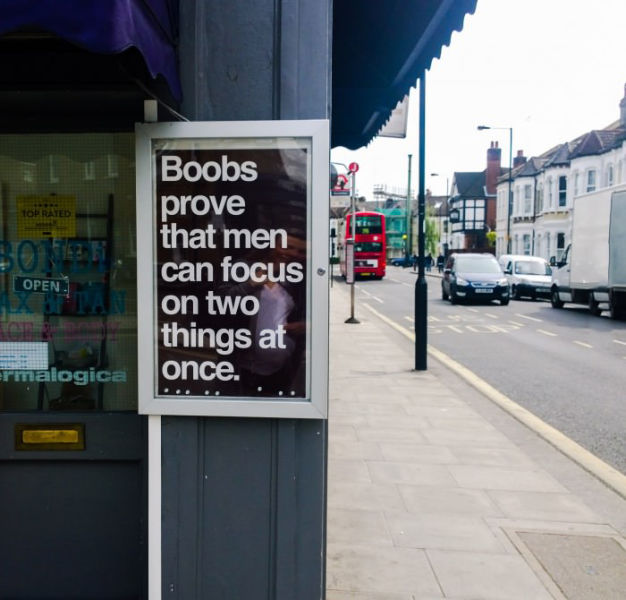 Boobs are proof men can focus on two things at once.