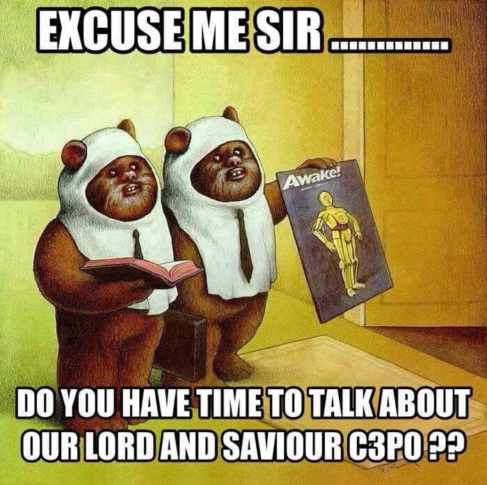 C-3PO's witnesses.