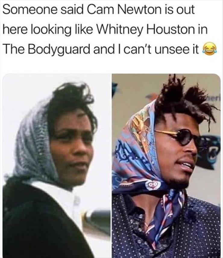 Cam Newton vs. Whitney Houston