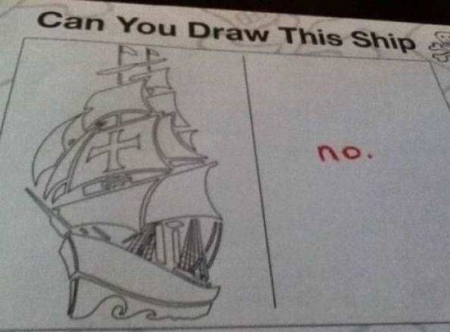 Can you draw this ship?