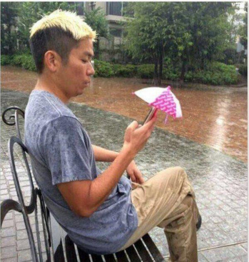 You don't need an umbrella, but your smartphone does.