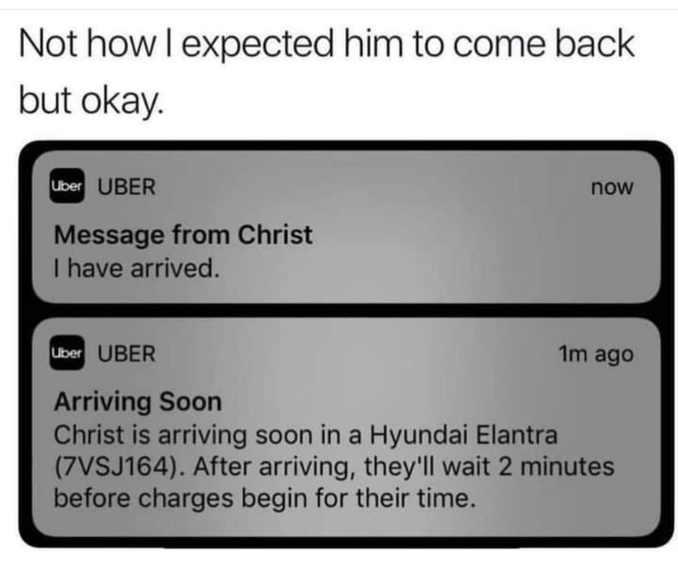 Christ has finally arrived!