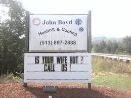 Clever sign. I wonder how many calls they received?
