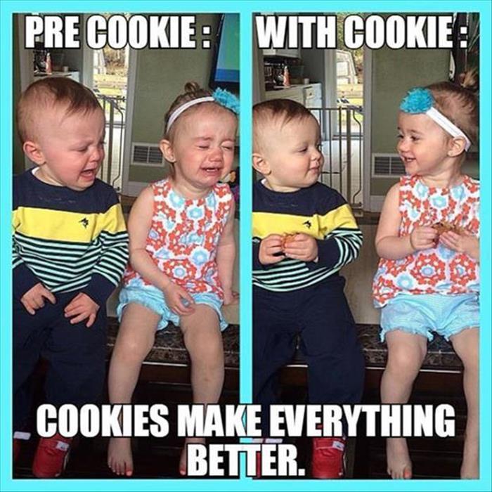 Cookies make everything better.