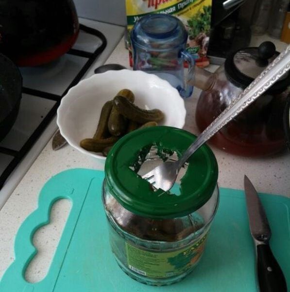 Could not unscrew the pickle jar lid. Really wanted pickles.