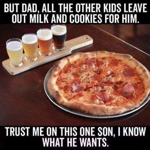 Dad knows what Santa really wants.