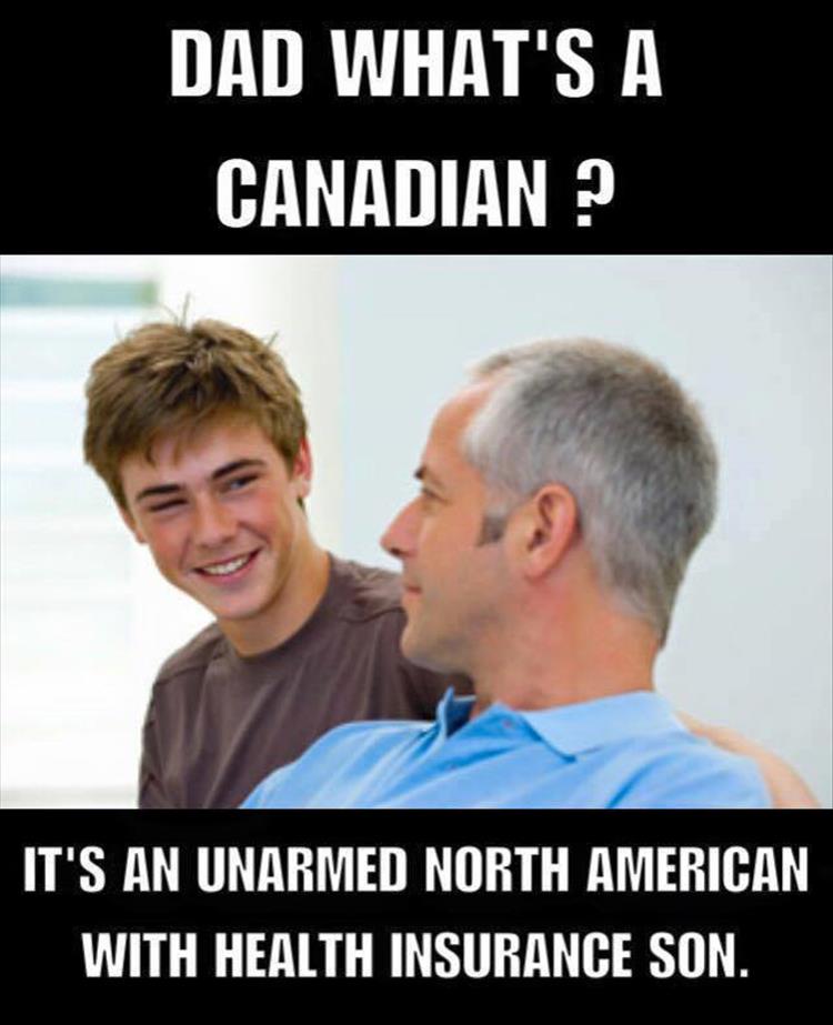 Dad, what's a Canadian?