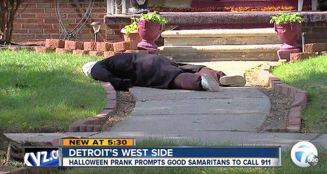 Detroit can't tell the difference between a Halloween prank and a normal day.