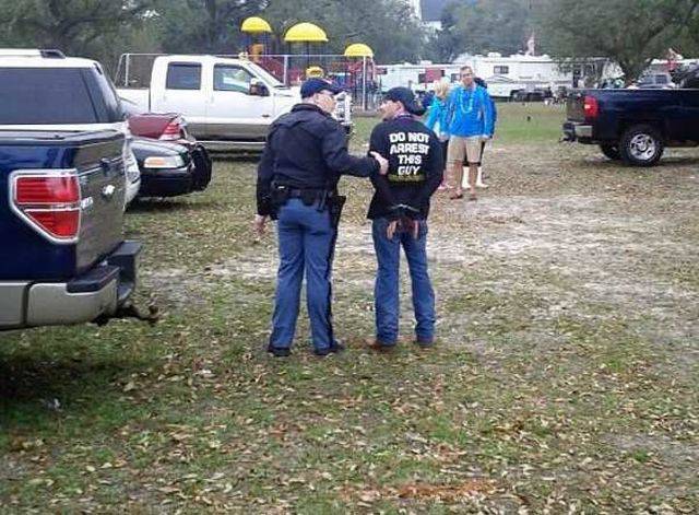 Do not arrest this guy.