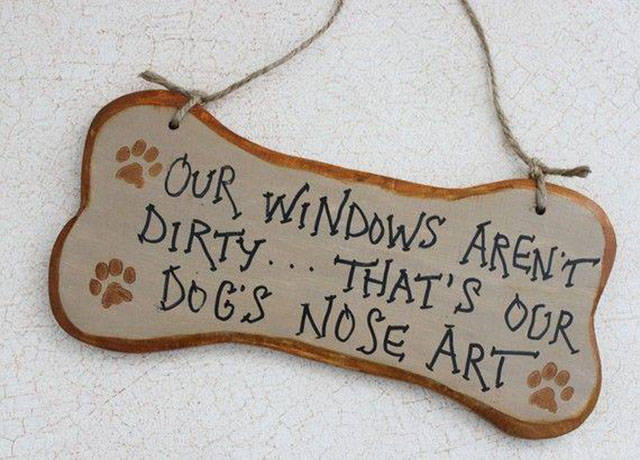 Dog nose art.