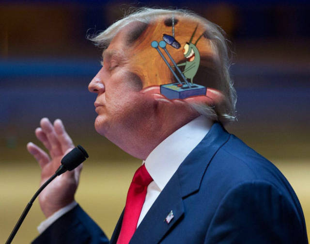 Donald Trump has a lot on his mind.