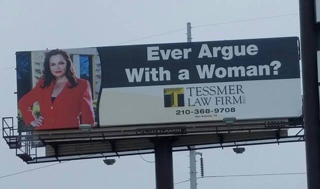 Ever argue with a woman?
