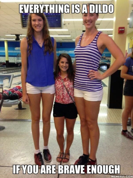 Everything is a dildo if you are brave enough.