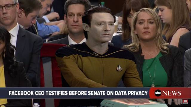 Facebook CEO Mark Zuckerberg testifies before senate on data privacy.